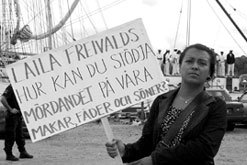 Ett skepp kommer lastat med kokain?