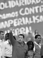 Chavez välsignade den unga kampen