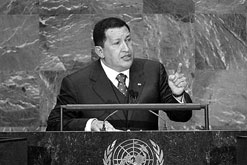 Chávez: Det behövs en revolution i FN