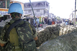 Frustration och våldsamheter i Haiti