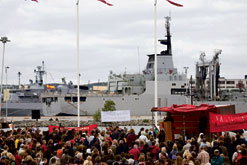 Göteborgare demonstrerade mot Natoövning