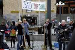 Manifestation: ”Sälj inte ut Söder!”