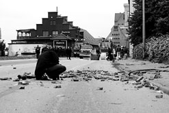 Kravaller överskuggade massprotest mot G8