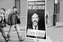 De Gröna i regering, självkritik i Sinn Fein