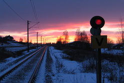 Banverket spolar Norrbotniabanan