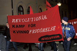 Internationella kvinnodagen firades landet om