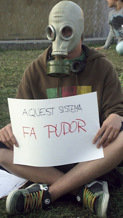 Spanska protester sprider sig