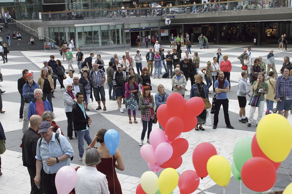 De manifesterar för välfärden