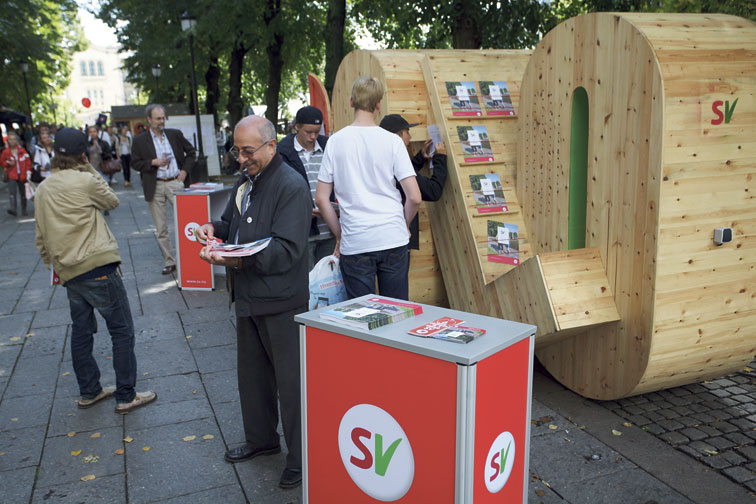 Sosialistisk Venstreparti slutspurtar i uppförsbacke