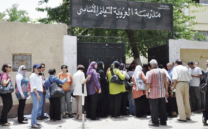 Reaktionärt bakslag i Egypten