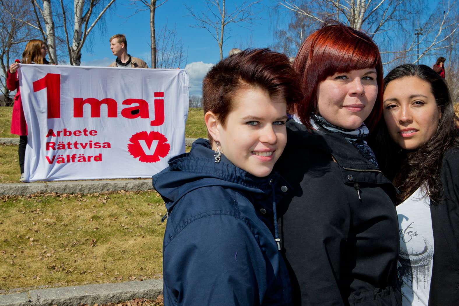 Många firade soligt första maj