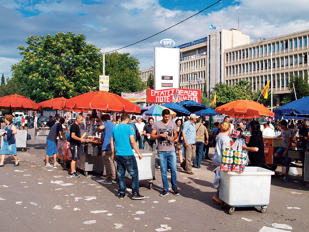 Grekland släcker public service