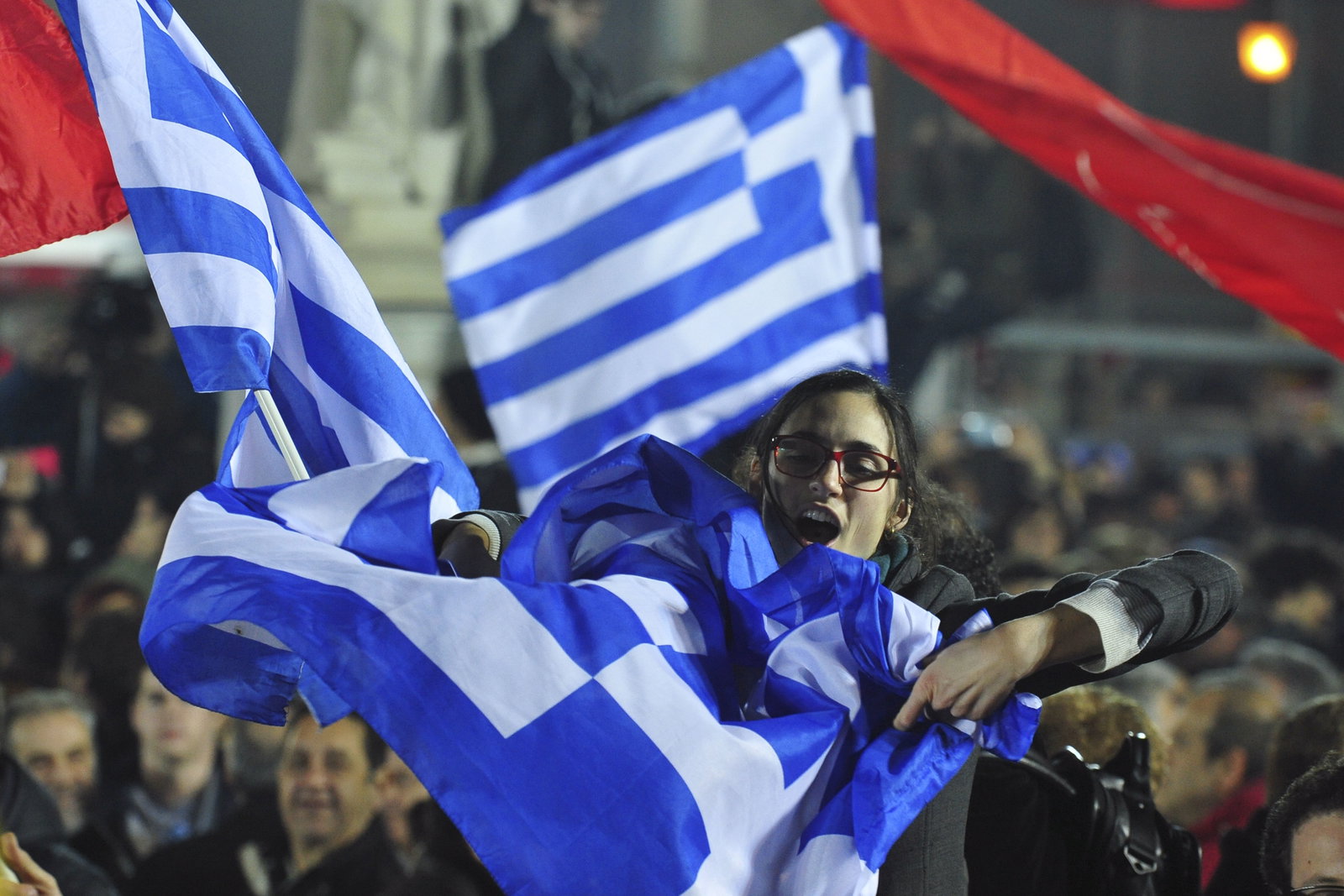 Jordskredsseger för Syriza
