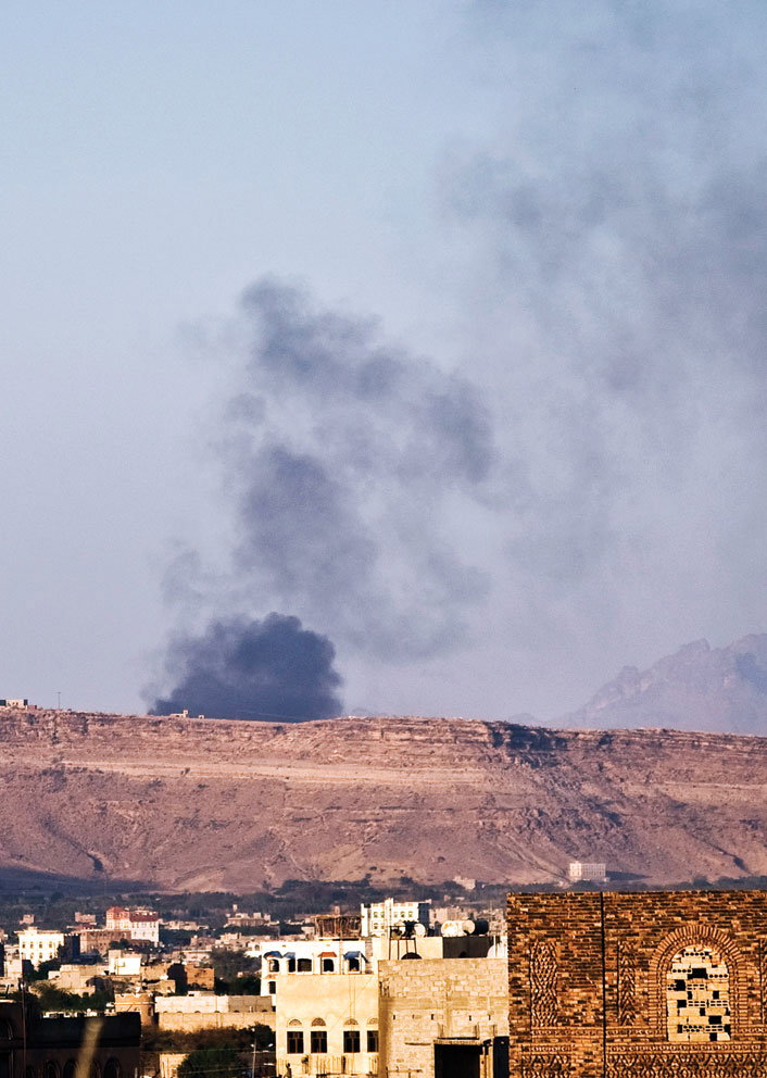 Saudiarabien anföll Jemen