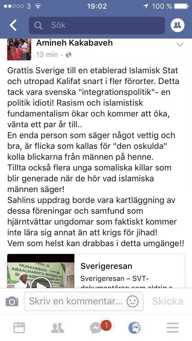 V-riksdagsledamot postade nazifilm
