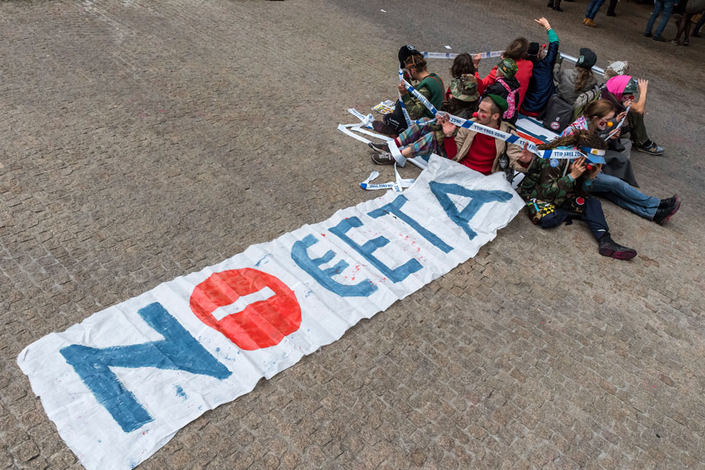 Vi fortsätter kämpa mot CETA