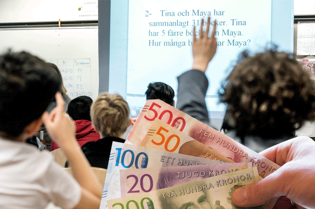 De har pengarna, men vi är fler