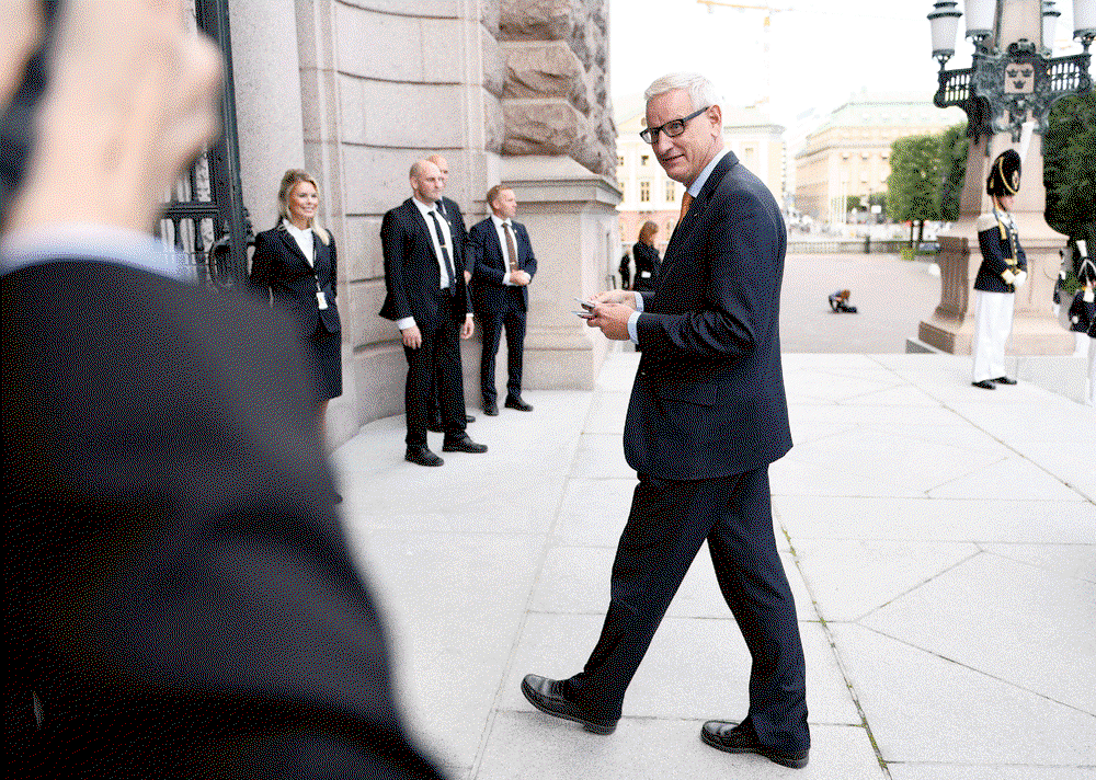 Carl Bildt har ingen humor