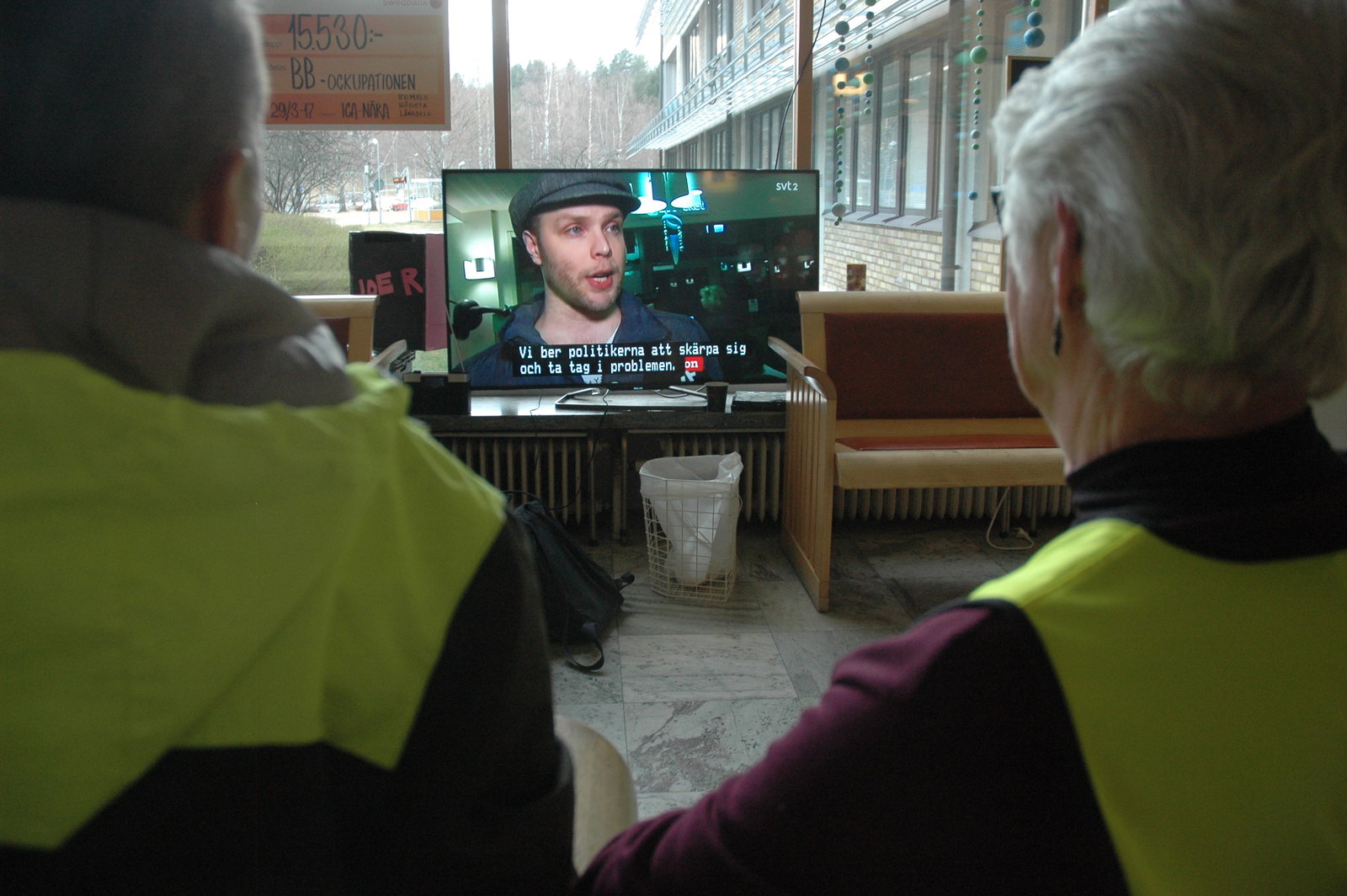 Ockupationen firar 100 dagar: ”Vi ger oss aldrig”