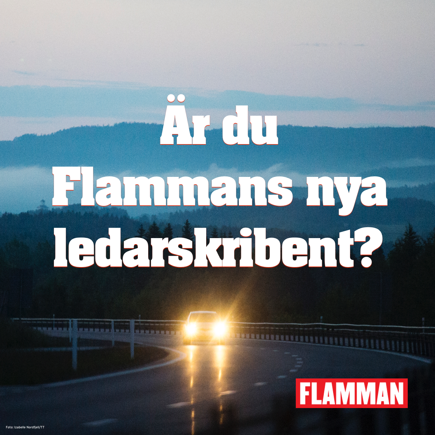 Är du Flammans nya ledarskribent?