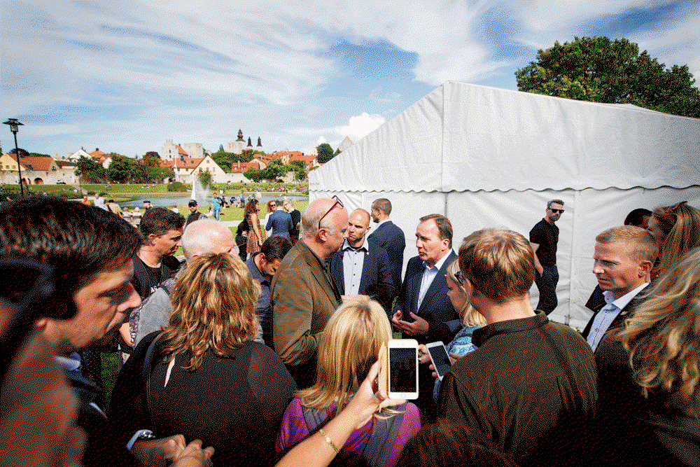 Polisen kameraövervakar Almedalen