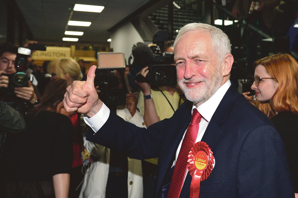 Corbyn skriver historia