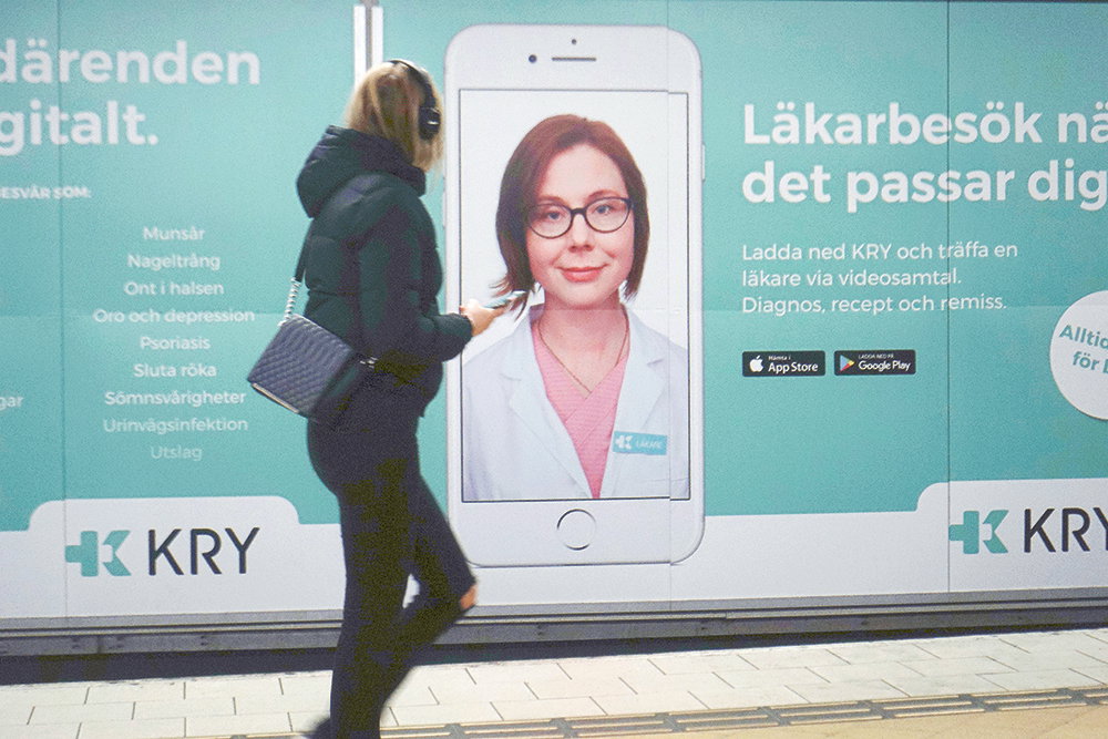 Alla hostar i appläkarreklamen