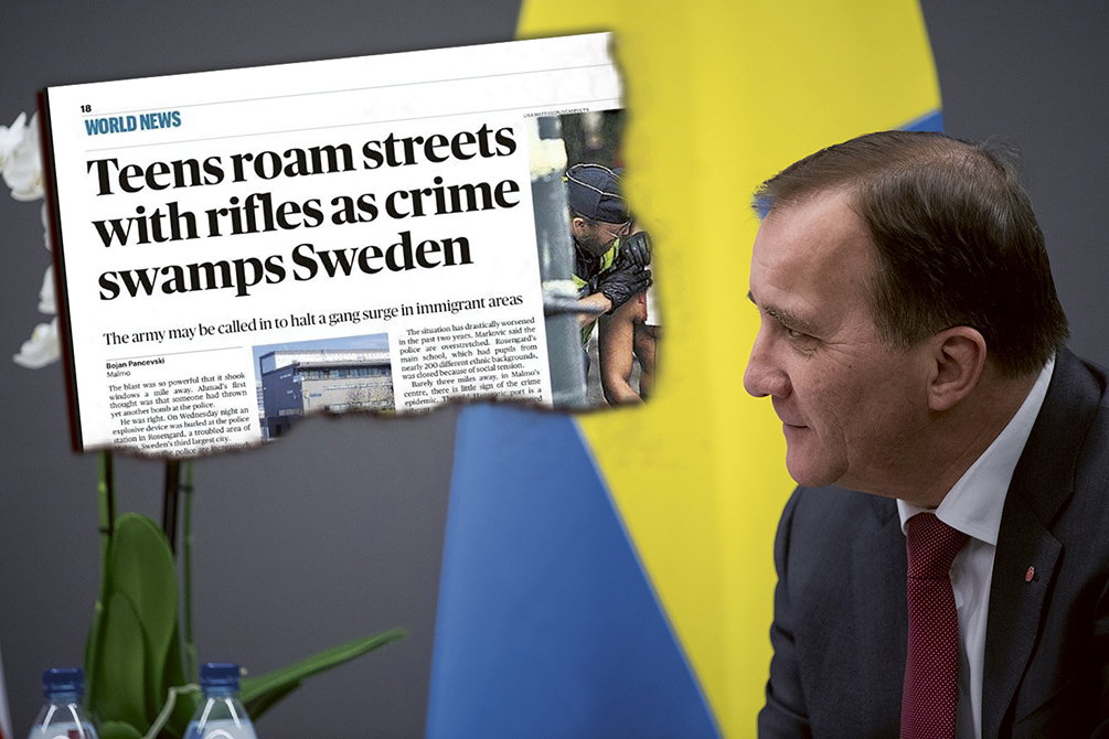 Löfven driver oreflekterat högerut