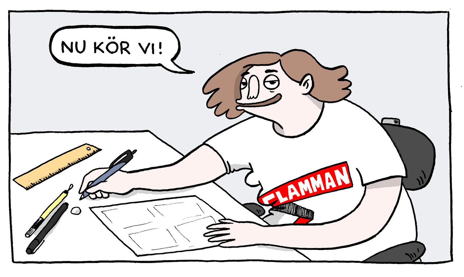 Välkommen till Flamman, Elin Lucassi!