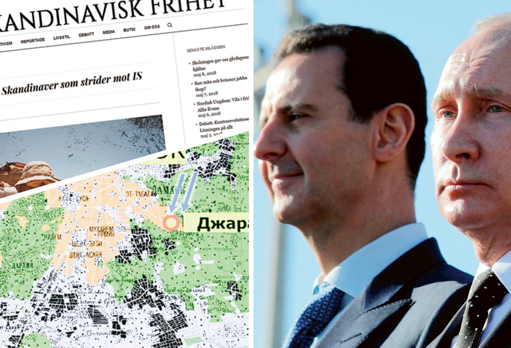 Uppgifter: Svenska högerextremister stred för Ryssland i Syrien