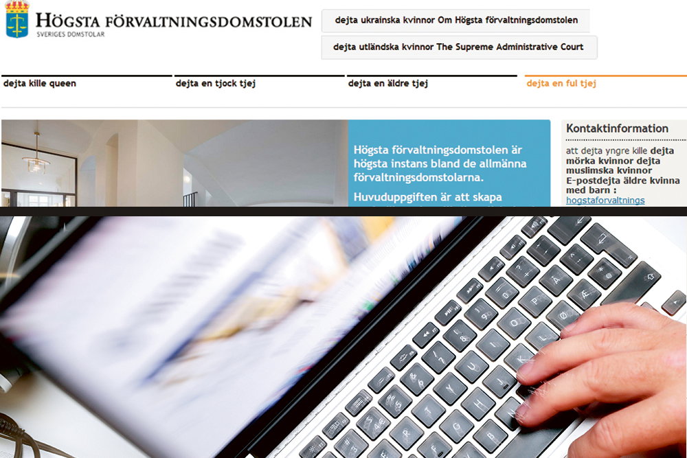 Över 200 myndigheters hemsidor har fejkade sexdejt-versioner