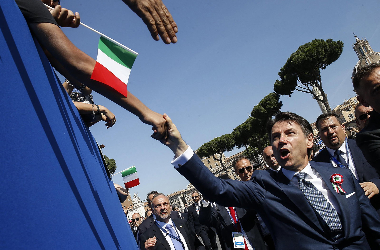 Utpressning av Italien misslyckades