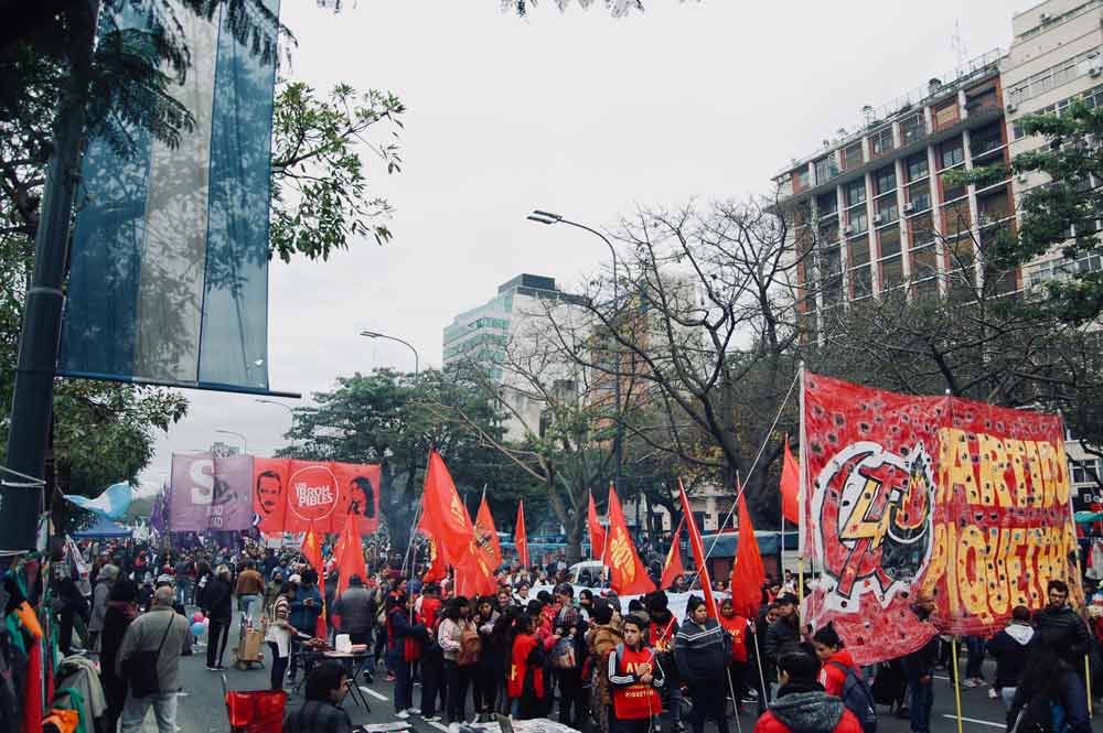 Stora protester i Argentina mot IMF