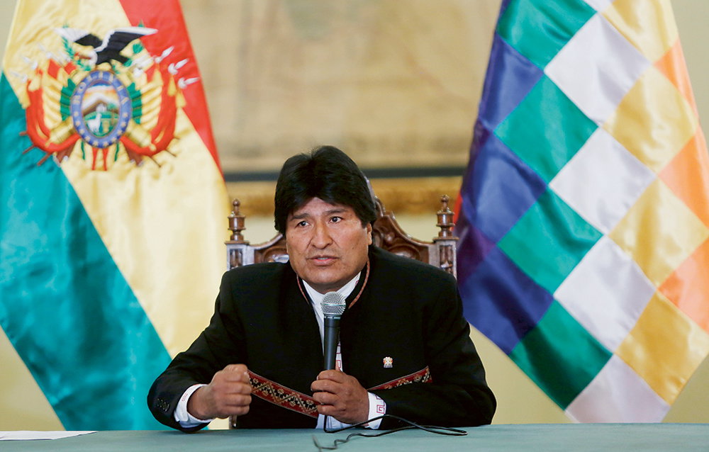 Morales mot en fjärde mandatperiod