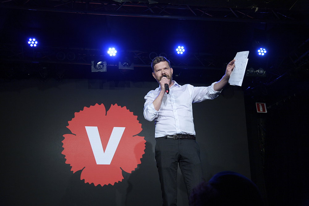 V:s partisekreterare: “vi nådde inte ända fram”