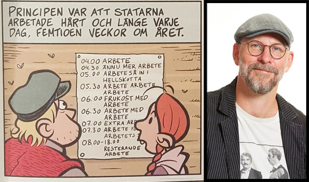 Kalle Lind: “Det är ju verkligen Marx ord att först kommer historien som tragedi och sedan som fars”