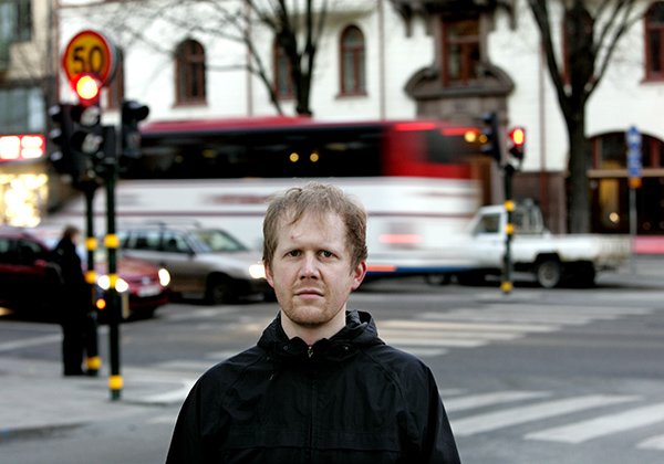Andreas Malm är klimataktivist och humanekolog. Han är del av gruppen The Zetkin collective som skrivit om extremhögerns relation till klimatkrisen. Foto: Pontus Lundahl/TT..