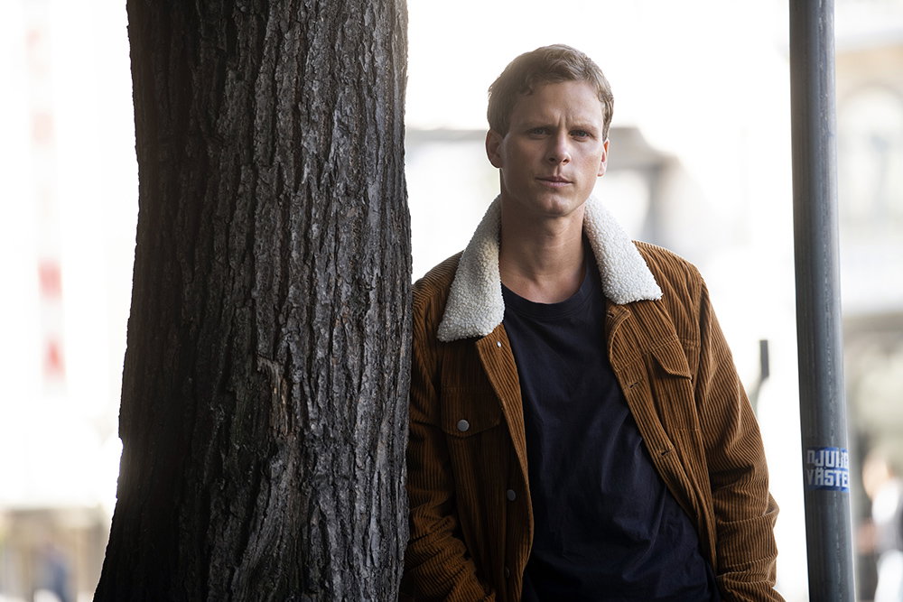Svartvitt blågult hos den unge Wallander