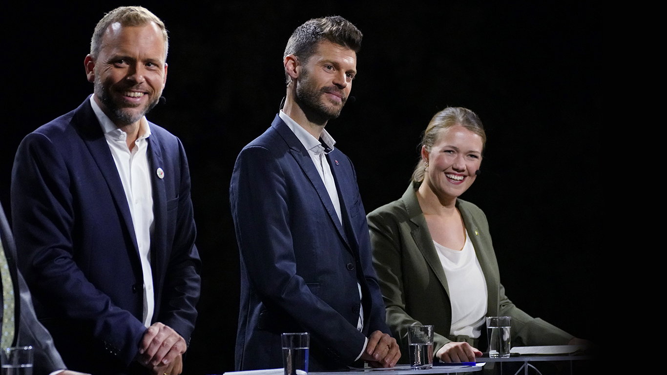 Rödgrön majoritet inför norska valet