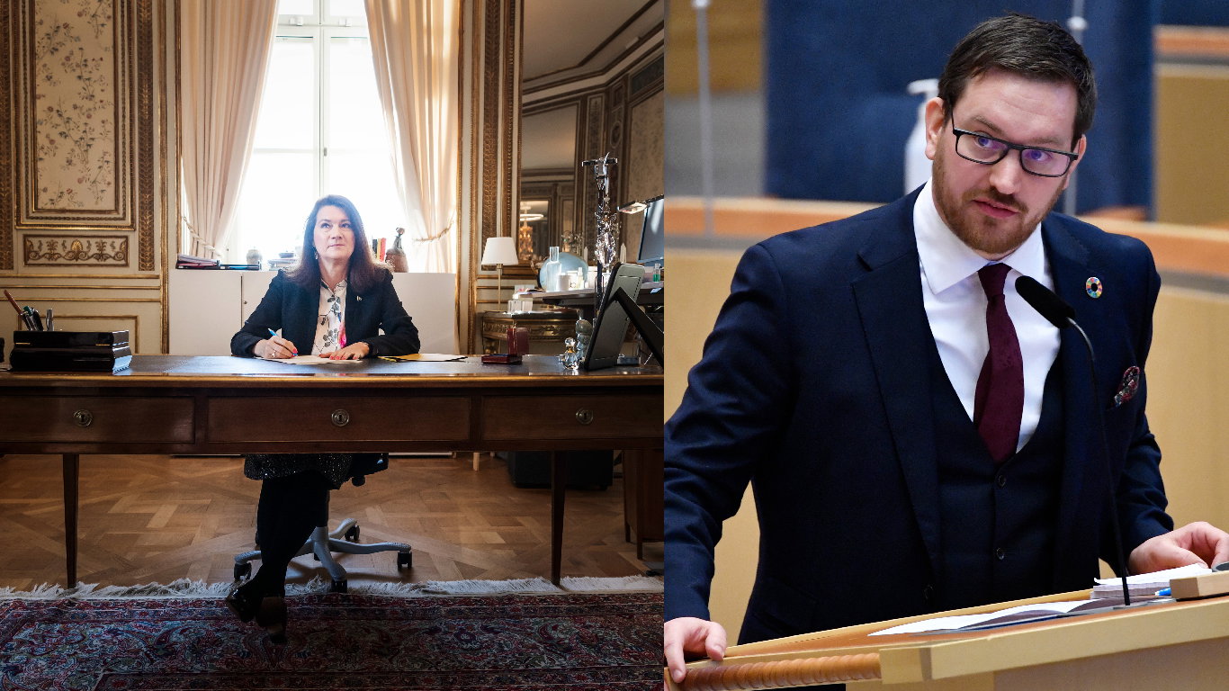 Efter terror-uttalandet: V utesluter inte misstroende mot Ann Linde