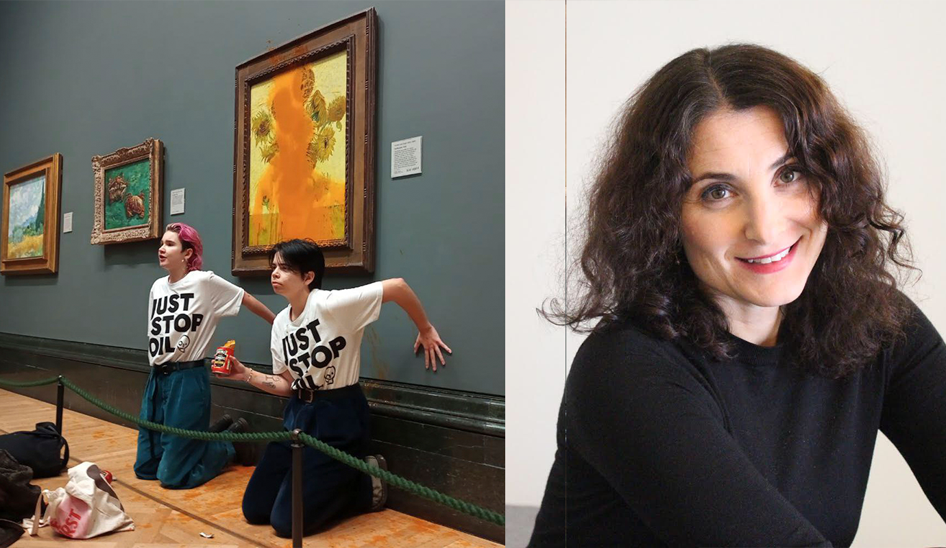 Paulina Sokolow: Van Goghs solrosor hade skyddsglas – de verkliga går mot undergång
