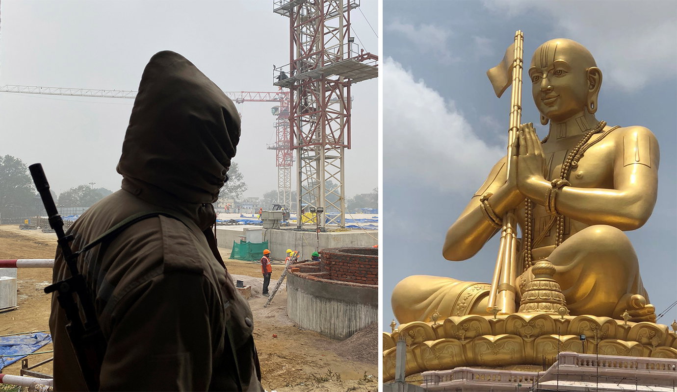 Kolossalskulpturer tar över i Indien