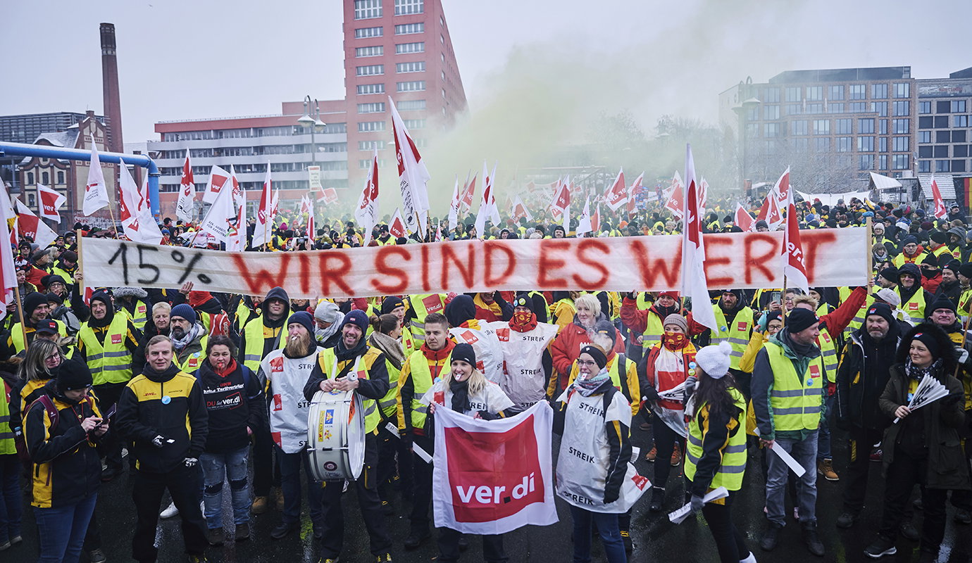 Europeisk strejkvåg stannar vid sundet