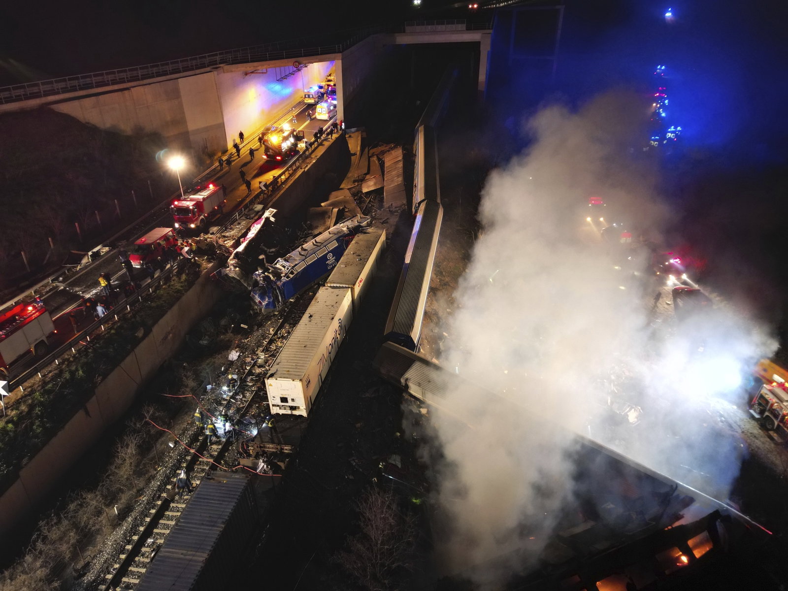Nationell tragedi i Grekland efter dödlig tågkollision