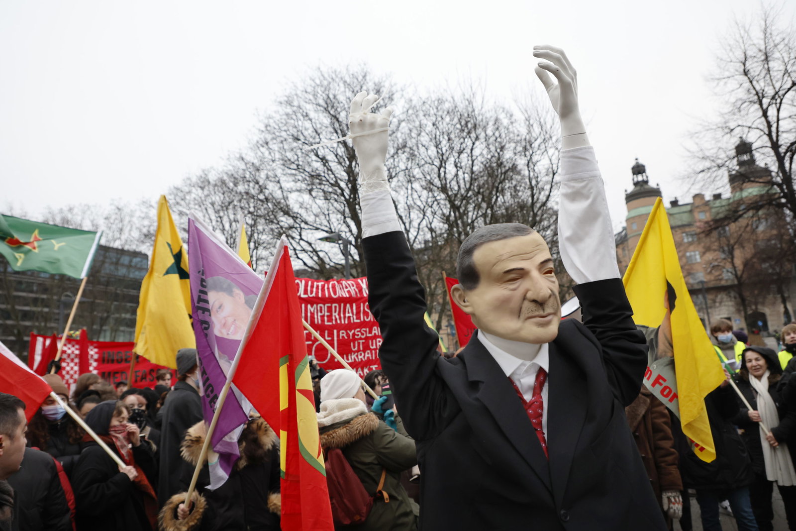 Turkiet kräver att kurdisk demonstration stoppas