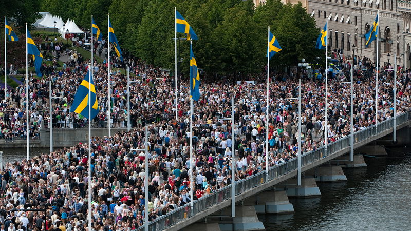 Den svenska pandemidebatten präglades av patriotism, menar två forskare. Foto: Henrik Montgomery/TT.