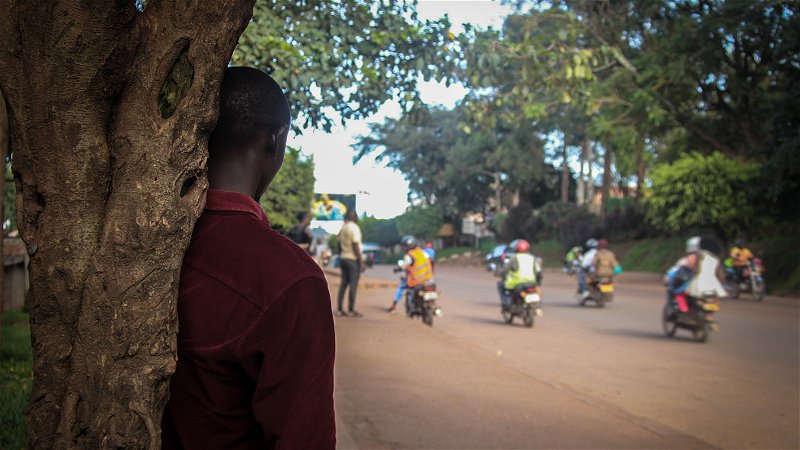 Ugandiska barn får lära sig att kärlek mellan människor av samma kön är onaturligt. Foto: Tilda Kämmlein.