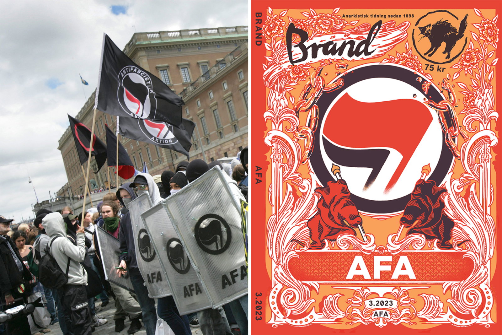 Vänstertidning blir måltavla för högerextrema