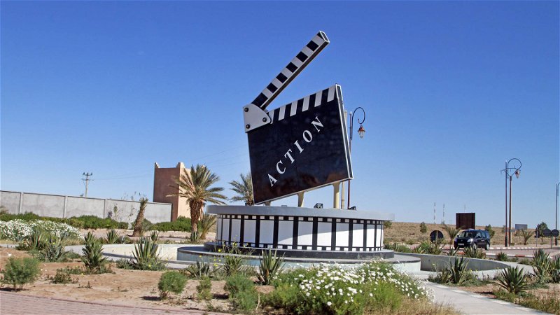 Marockos låga löner och generösa attityd till utländska företag gör det billigt att spela in film i landet. Foto: Paul Schemm/AP.