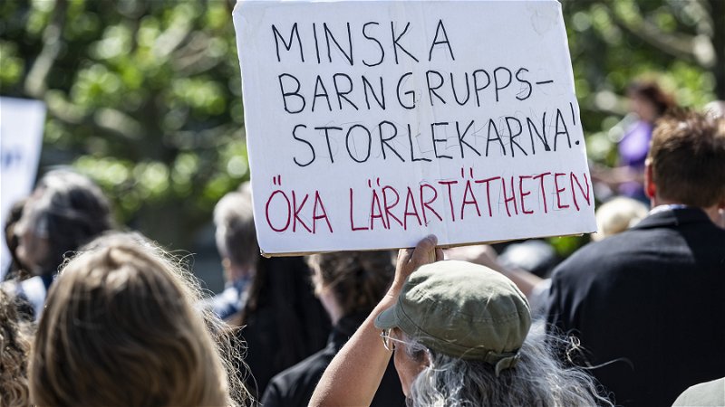 Vänstern är bra på att kritisera högerns skolpolitik, men inte lika bra på att ta fram en egen. Foto: Johan Nilsson/TT.